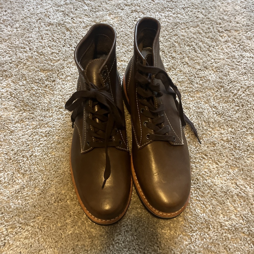 Superlamb Mens Gobi Desert Brown Ankle Boots‎ Shoes 12 Medium (D) Oil Resistant - Picture 8 of 9